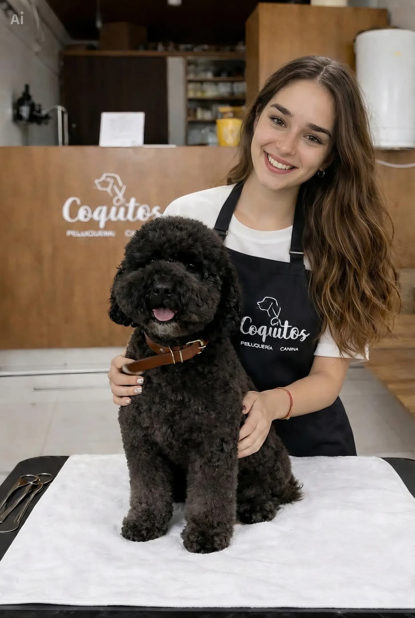Perrito feliz en Coquetos Peluquería Canina
